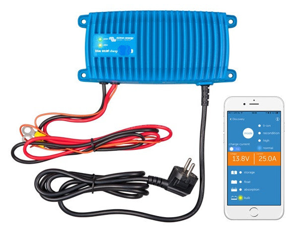VICTRON Blue Smart IP67 Batterilader 12V 25A m/Bluetooth (BPC122513006)