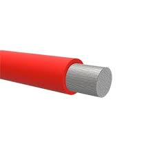 Batterikabel förtennad 10mm2 - Röd