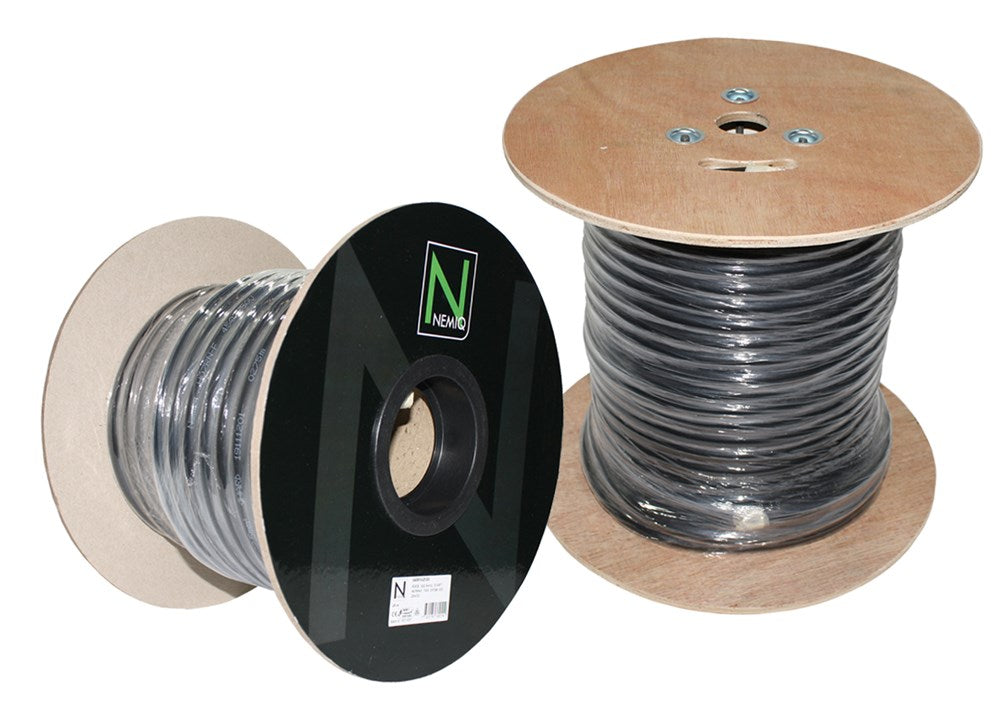 Batterikabel förtennad 50mm2 25m Rulle - Svart