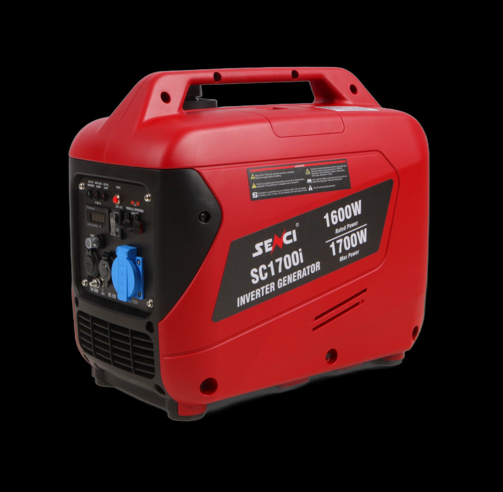 SENCI SC1700i Inverter Aggregat - Bensin - Max 1700W