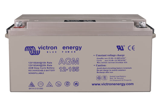 VICTRON AGM Batteri 12V 165Ah Deep Cycle