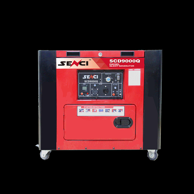 SENCI SCD9000BQ Aggregat - Diesel - Max 6000W - ATS - Elektrisk start