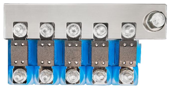 VICTRON 5 position busbar 500A