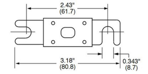 VICTRON CNN Sikring 325A/80V for Lynx shunt