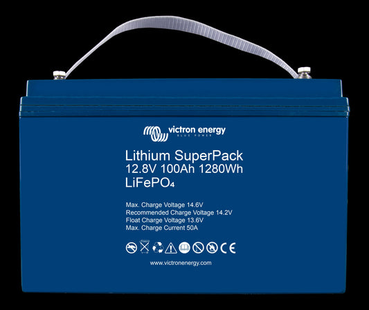 VICTRON Lithium SuperPack 12,8V 100Ah (M8) - High Current