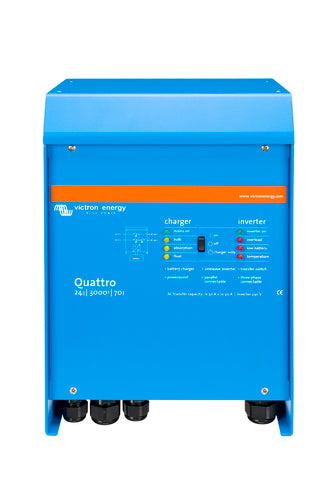 VICTRON Quattro 24/3000/70-50/50 Kombinert Batterilader og Inverter